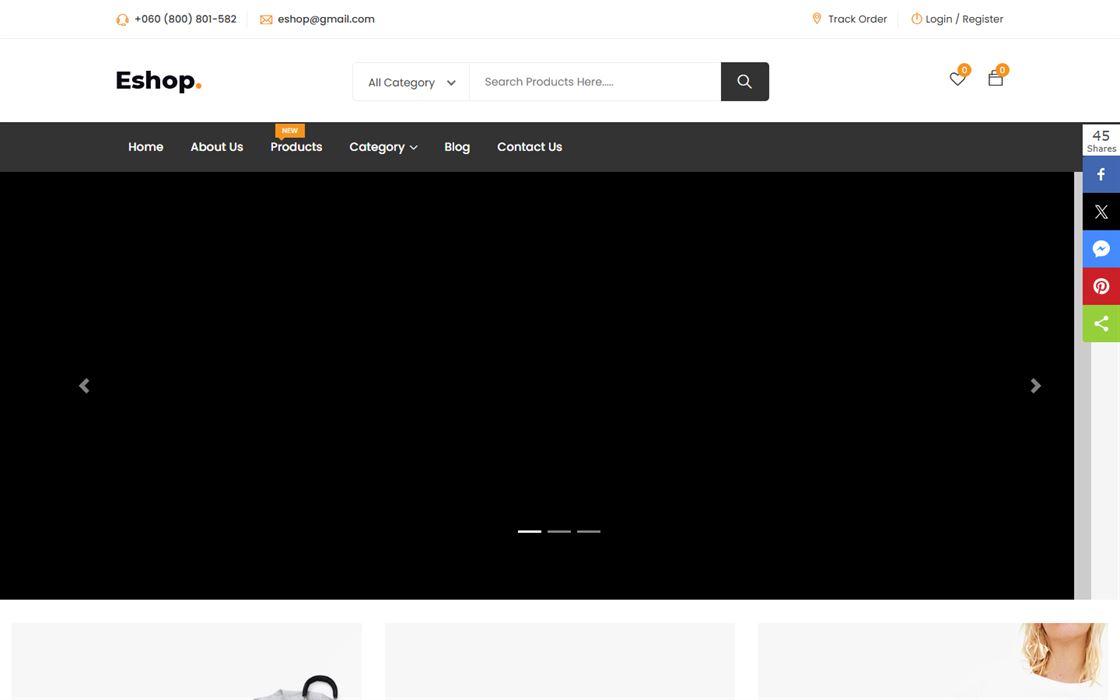 E‑SHOP — منصة تجارة إلكترونية